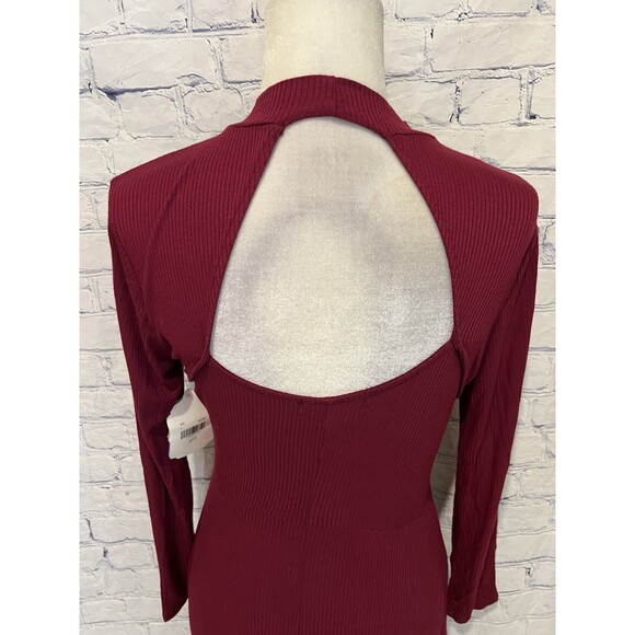 Altar'd State Long Sleeve Mini Dress Open Back Size Medium NWT $70 - Picture 5 of 12